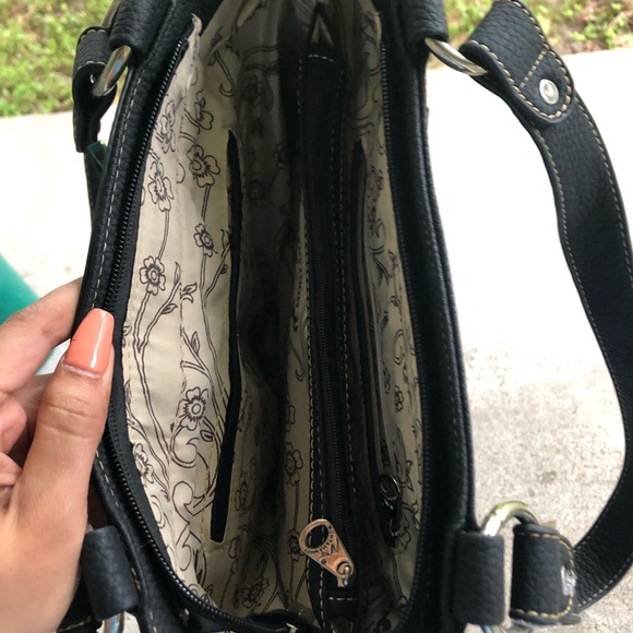 Purse black leather - Picture 4 of 5